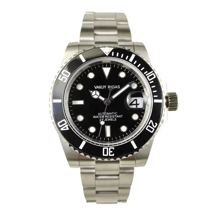 Montre à quartz décontractée Vakuy pour homme, plongée, très vendue, lunette en céramique, 40 mm, ré