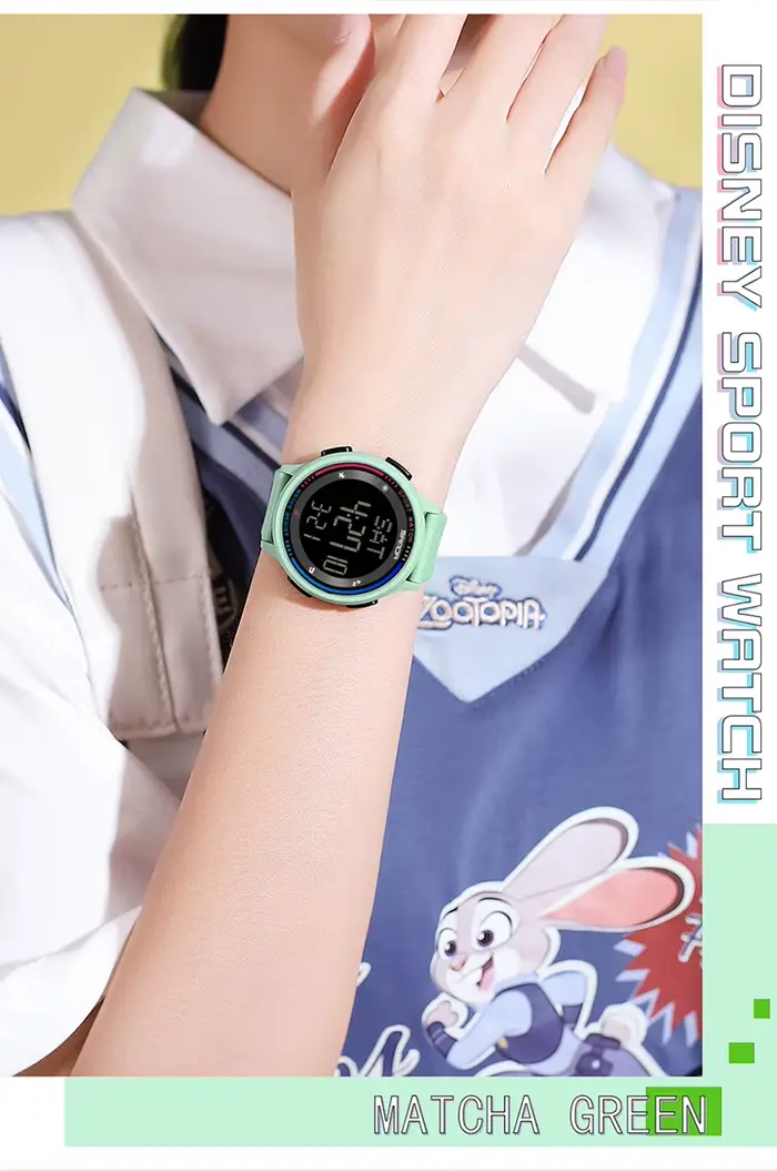 SANDA 6158 étudiant mouvement numérique adolescent garçon fille montre horloge à la mode étanche Sport