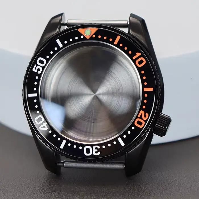 Boîtier de montre de plongée mécanique en acier inoxydable
