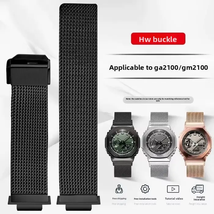 Pour Casio GSHOCK GA-2100 GA-2110 GM-2100 CasiOak bracelet de montre modifié