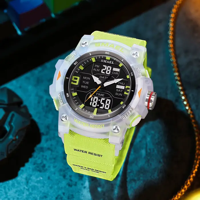 Montre SMAEL 8117 résistante à l'eau 50M ( ) avec alarme