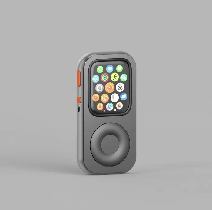 Coque de protection en aluminium Repod Iwatchpod pour Apple Watch S4/5/6/7/8/9/SE