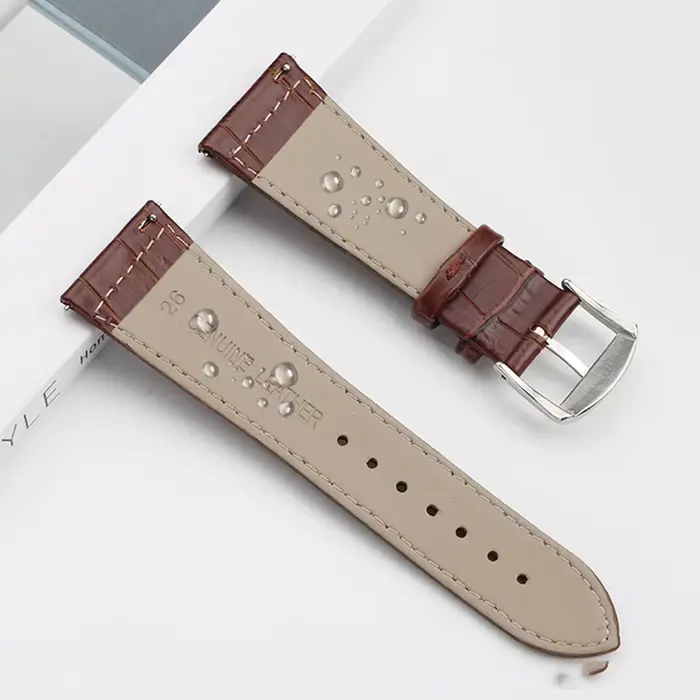 Ceinture de montre en cuir véritable pour la série Frank Muller