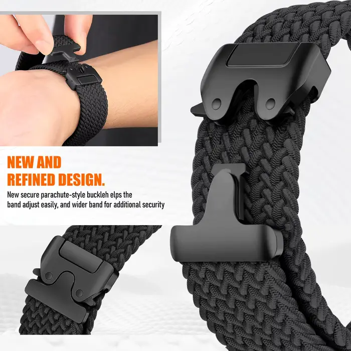 Bracelet de Parachute pour Samsung Galaxy Watch 7 6 5 4 FE 40mm 44mm/5 Pro 45mm