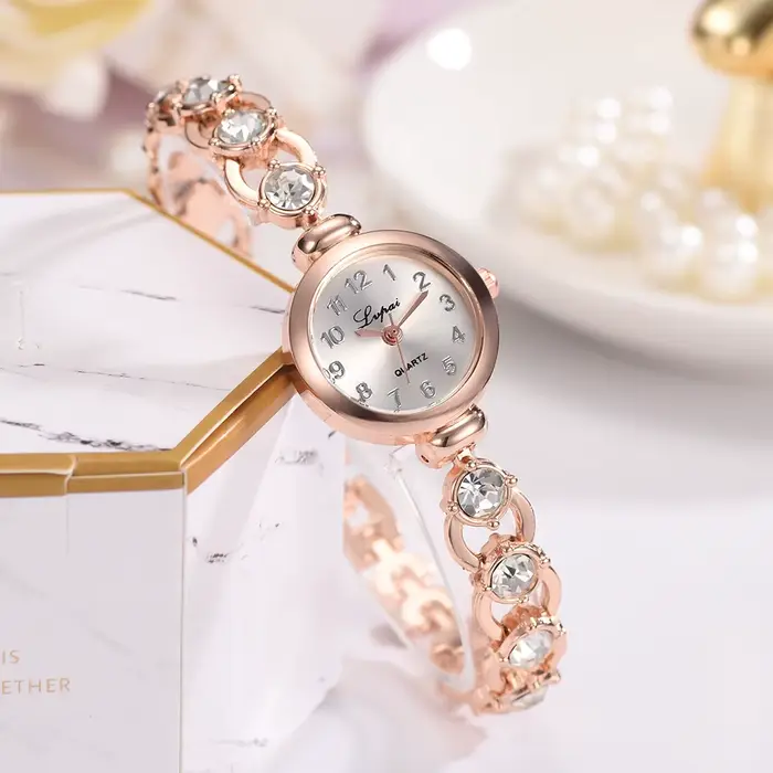 Montre-bracelet en acier inoxydable pour femme