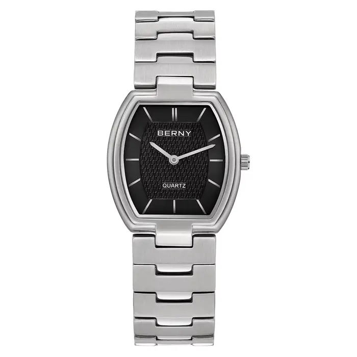 Montres BERNY pour hommes, montre à quartz élégante de style vintage, montre-bracelet classique légè