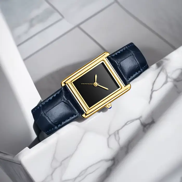 Réservoir carré marque de luxe montres pour femme mode décontracté dames