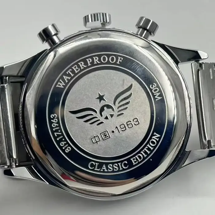 Montres pour hommes 1963 pilote montre automatique 42mm étanche rétro quartz chronographe montre hab