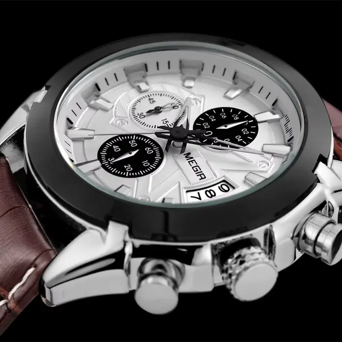 Montres chronographes pour hommes MEGIR