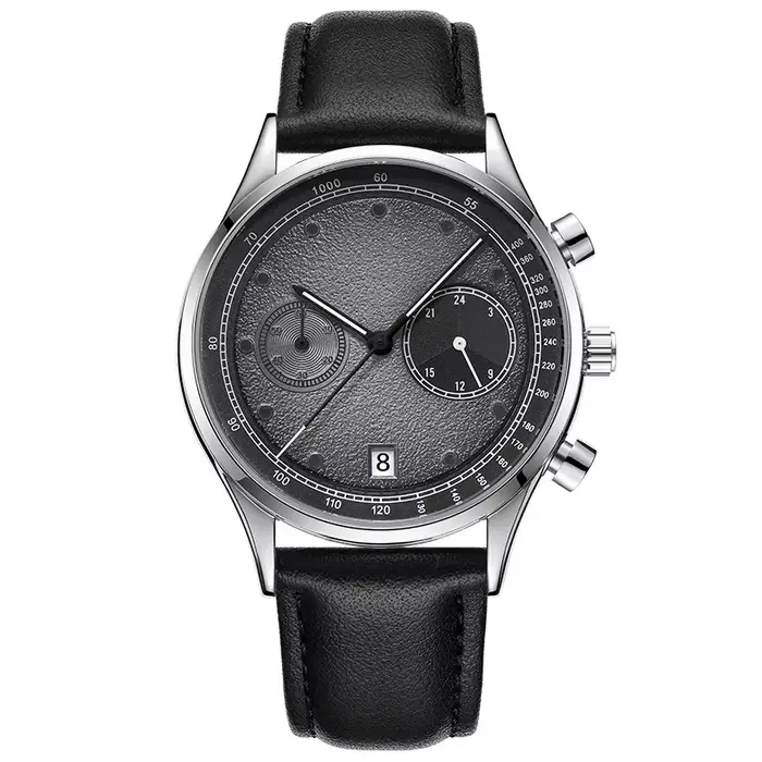 Montre à quartz multifonctionnelle pour homme avec cadran coloré style fruit