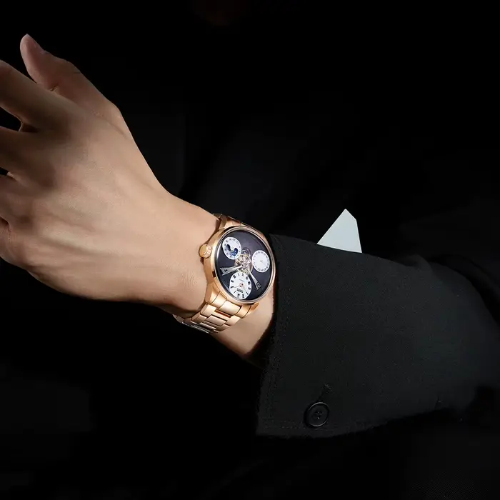 Montre automatique mécanique pour homme Mark Fairwhale 6038