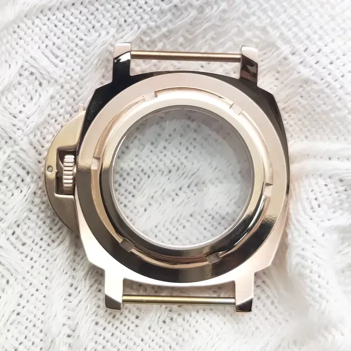 Montre PARNSRPE NH35 Boîtier Doré Acier Inoxydable Cristal Saphir Occasions Spéciales Robuste Élégante Pour Homme Femme