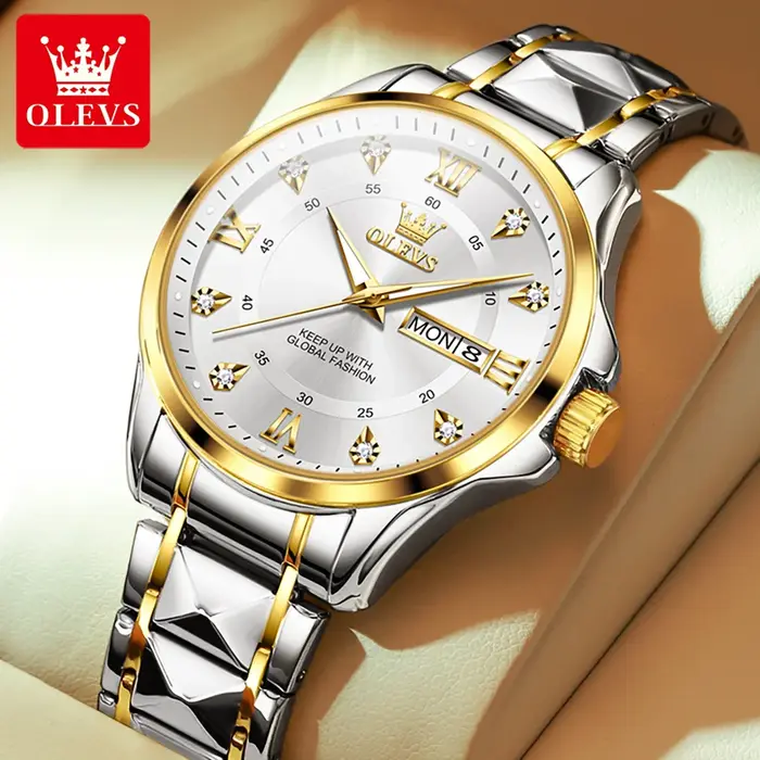 Montre-bracelet à quartz OLEVS 2906 pour homme