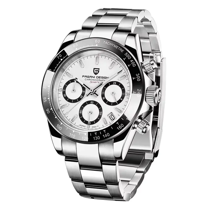 2025 PAGANI DESIGN nouveau PD1644 cadran météorite mode hommes montres à Quartz 100M verre saphir chronographe relogio masculin