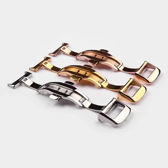 Boucle papillon déployante 16/18/20mm pour montre Jaeger LeCoultre