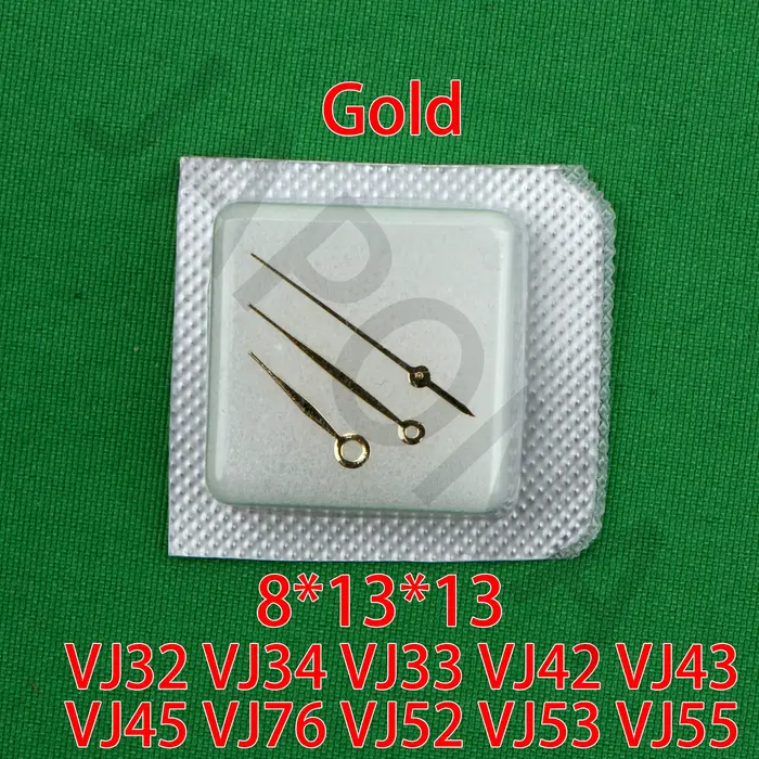 Aiguilles de montre série VJ, or bleu argenté, mouvement, VJ34, VJ32, VJ33, VJ45, VJ43, VJ76, VJ52, 