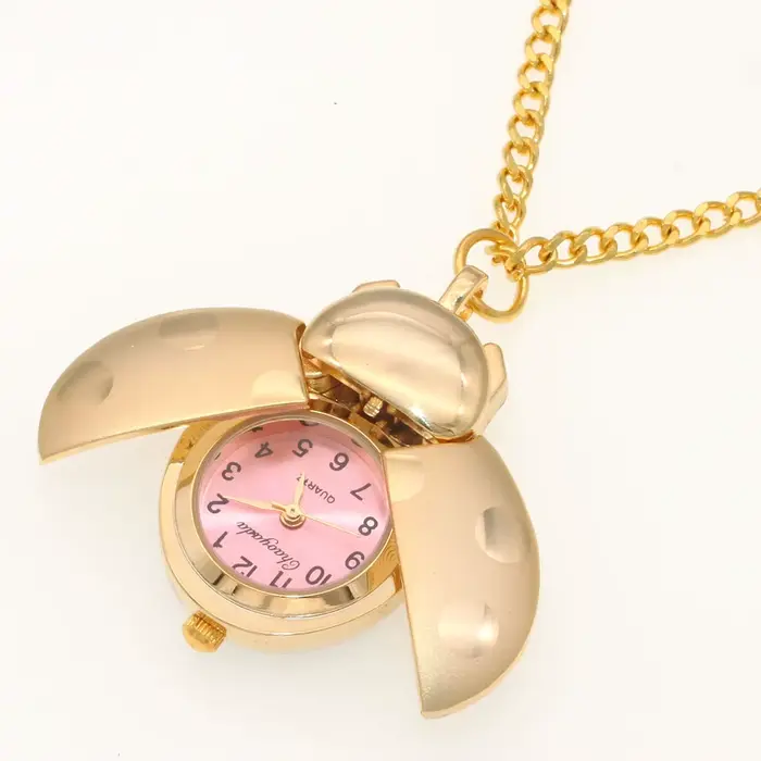 Nouvelles montres Coccinelle pour femmes, hommes, enfants, montre de poche, montre à quartz pour étu