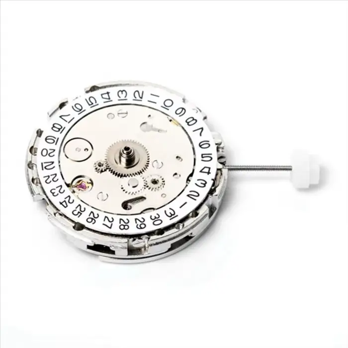 Mouvement de montre automatique blanc 2813 avec calendrier simple et 3 broches pour montres homme et femmes occasions formelles et sportives