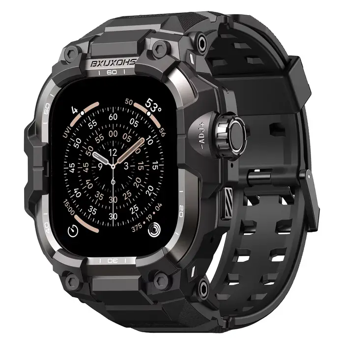 Bracelet tactique pour Apple watch Ultra 2 3 49mm, série 11 10 9 8 7 SE 46mm 45mm 44mm, Bracelet Cor