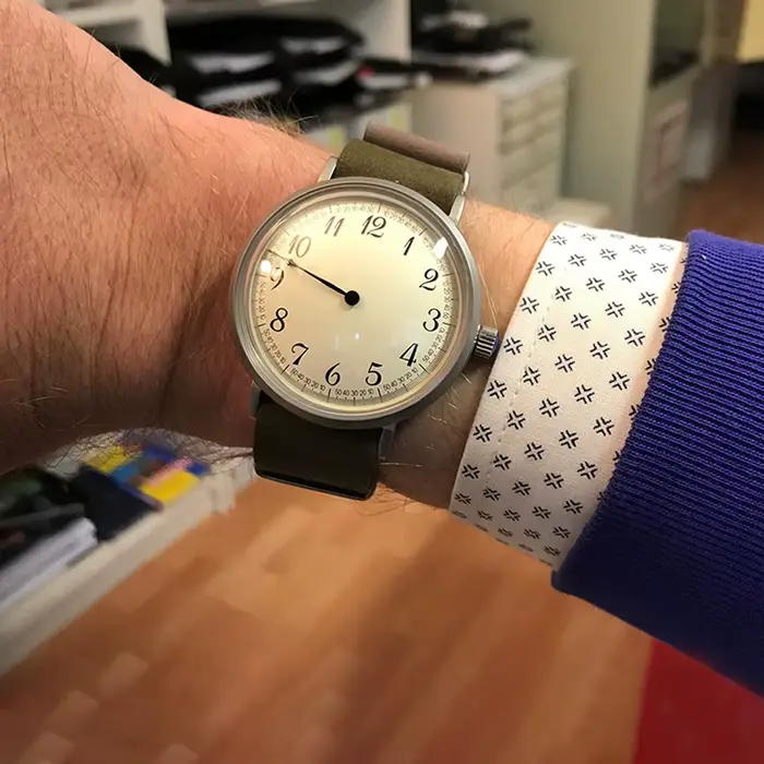 Montre pilote Red Star édition limitée à remontage manuel en acier inoxydable pour homme résistante à l'eau et aux chocs pour diverses occasions