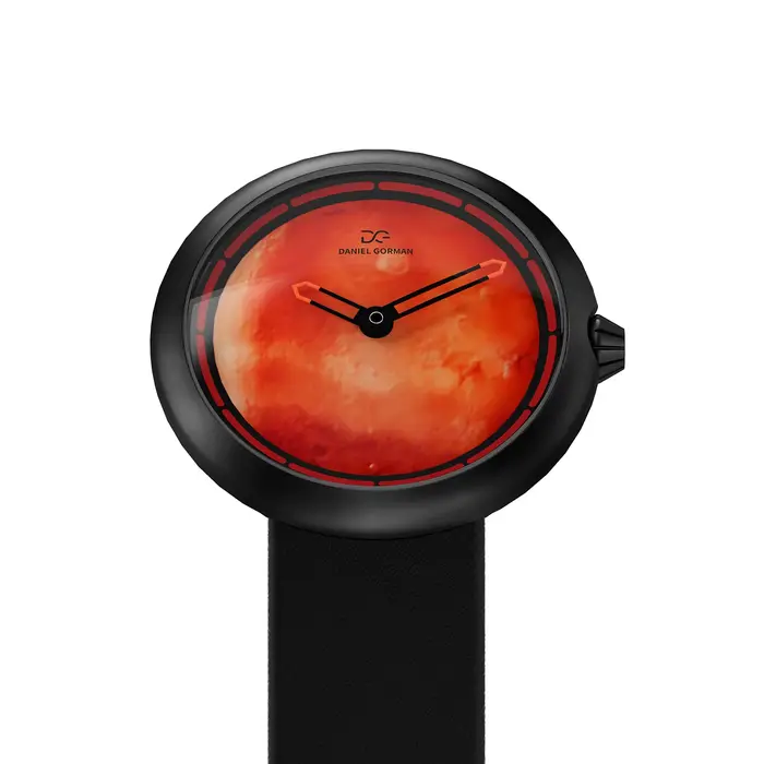 Montre Daniel Gorman Créative Terre Mode Sport Homme Quartz Cuir Occasions Spéciales