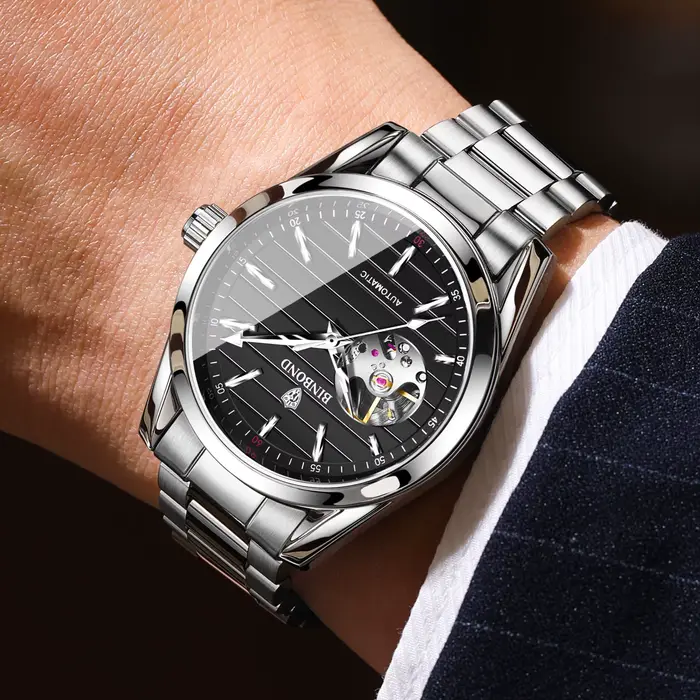 Montres mécaniques originales BINBOND pour hommes