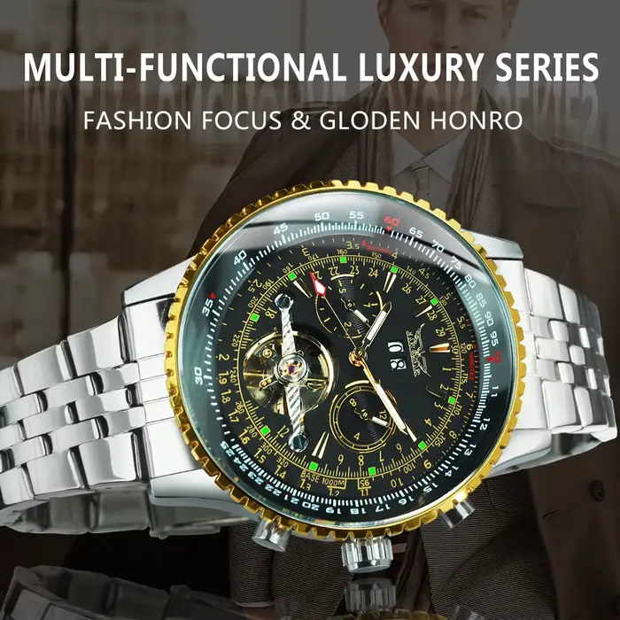 Montre automatique de sport militaire Jaragar pour hommes