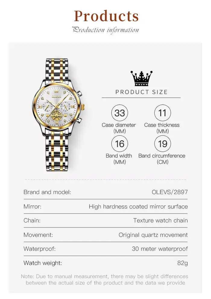 Montres OLEVS 2897 pour femmes