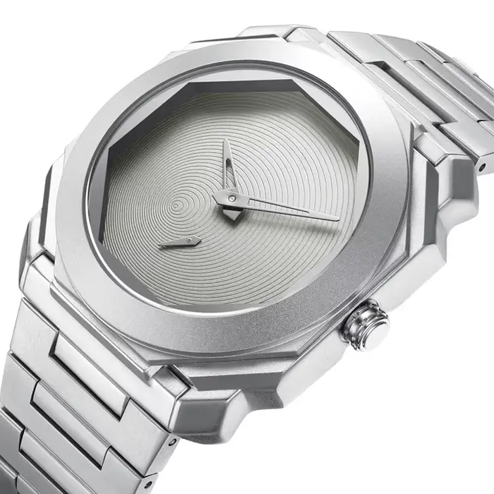 Nouvelles montres pour hommes de luxe en acier inoxydable cadran octogonal Unique étanche