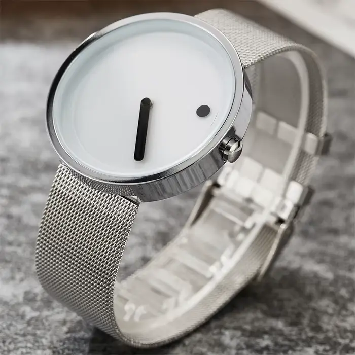 Montre-bracelet en cuir pour hommes