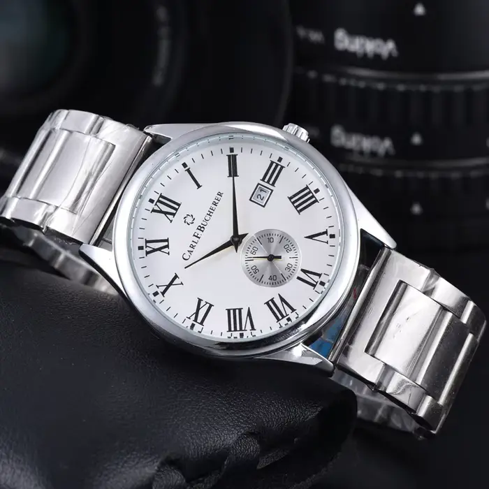 Montres de luxe de qualité supérieure de marque Carl F.Bucherer pour hommes, montre-bracelet à quart