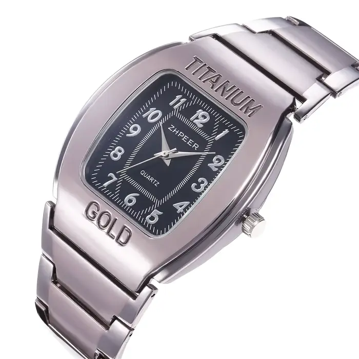 Nouvelle mode hommes de luxe Tonneau montres pour homme célèbre affaires en acier inoxydable montre à Quartz cadeaux Reloj Hombre mâle horloge-bracelet