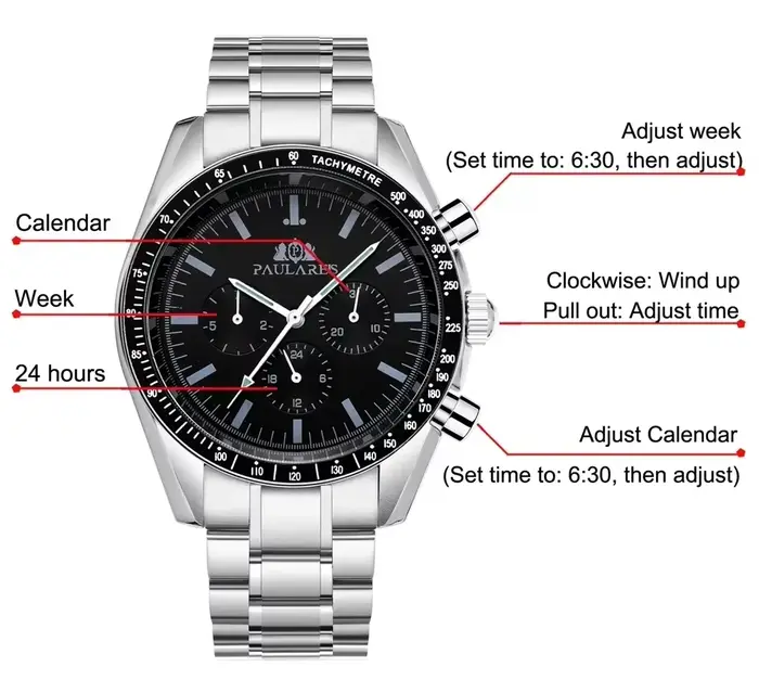Montres automatiques pour hommes mécanique auto vent lumineux en acier inoxydable marron cuir vitesse Reloj Hombre Baratos luxe décontracté