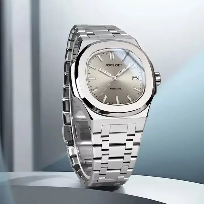 Nouveau 2025 montre automatique pour hommes lumineux homme montres bracelet en acier étanche montres