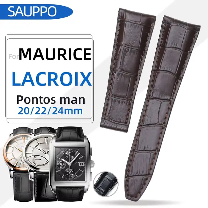 Bracelet en cuir de veau noir