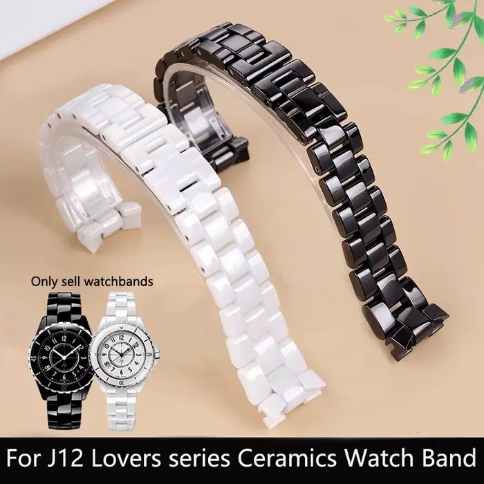Bracelet de montre en céramique de qualité supérieure pour hommes et femmes