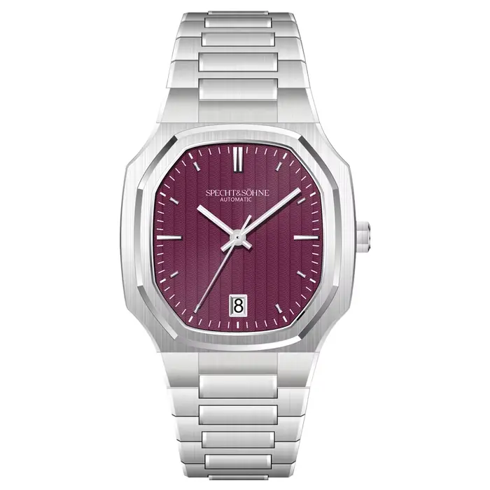 Vente chaude Specht & Söhne montre pour hommes japonais précision machines montre en acier inoxydabl