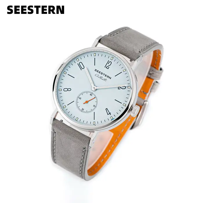SEESTERN 2024 nouveaux hommes montre automatique affaires montres ST1701 mouvement Ultra mince horlo