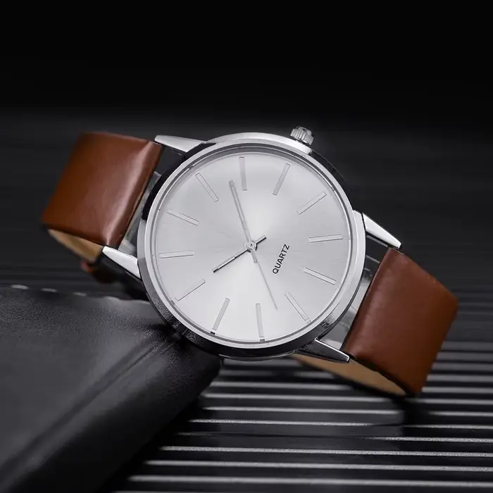 Montre-bracelet en cuir pour hommes, marque de luxe, horloge, Relogio Masculino, mennen Erkek Saat H