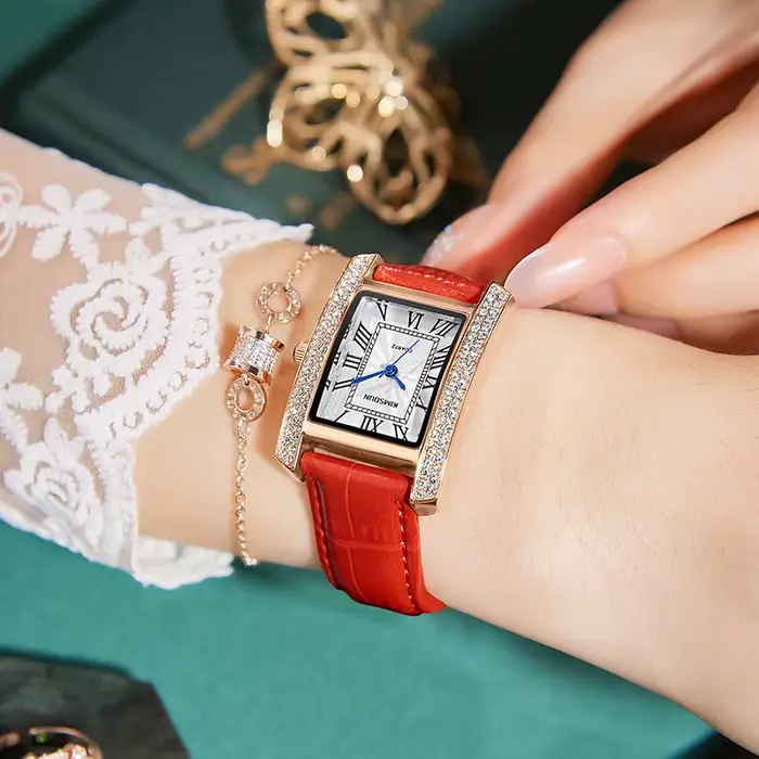 Montre élégante pour femme à quartz