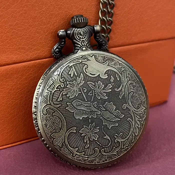 Montre de poche à Quartz en Bronze