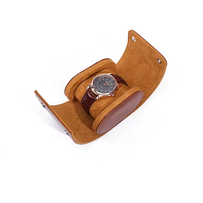 Embers cuir montre rouleau 1 2 3 fentes luxe véritable