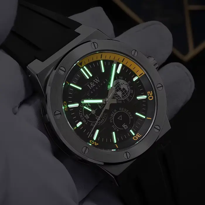 Montre mécanique de luxe Carnival Brand IW