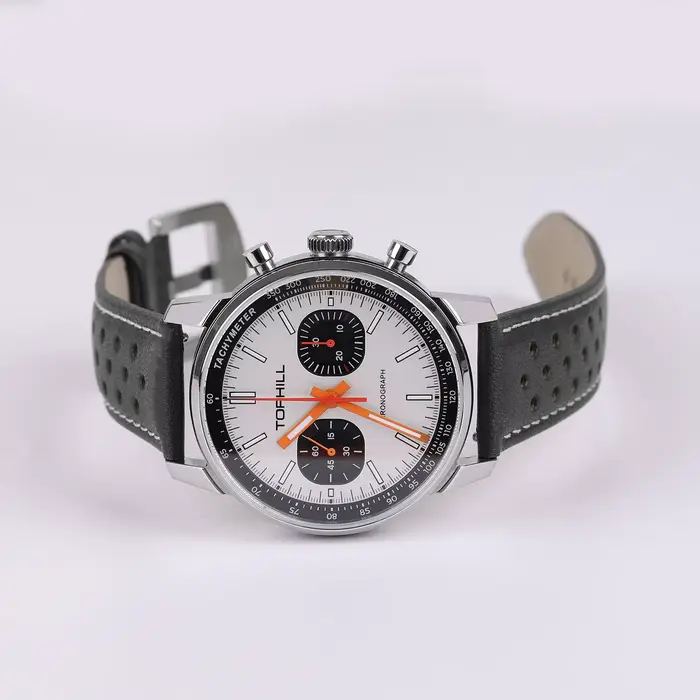 TOPHILL montres pour hommes 1963 chronographe montre-bracelet mécanique mouette ST1901 mouvement pilote montre