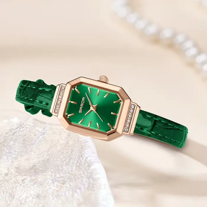 Nouvelle montre pour femme à la mode avec Bracelet en or Vintage et luxe
