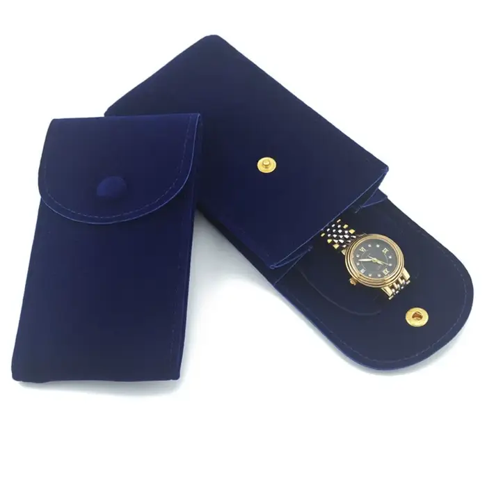 Nouvelle pochette de montres en flanelle
