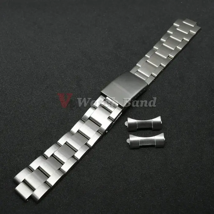 Bracelet de montre à extrémité incurvée pour Oyster Perd'interface ual Air King