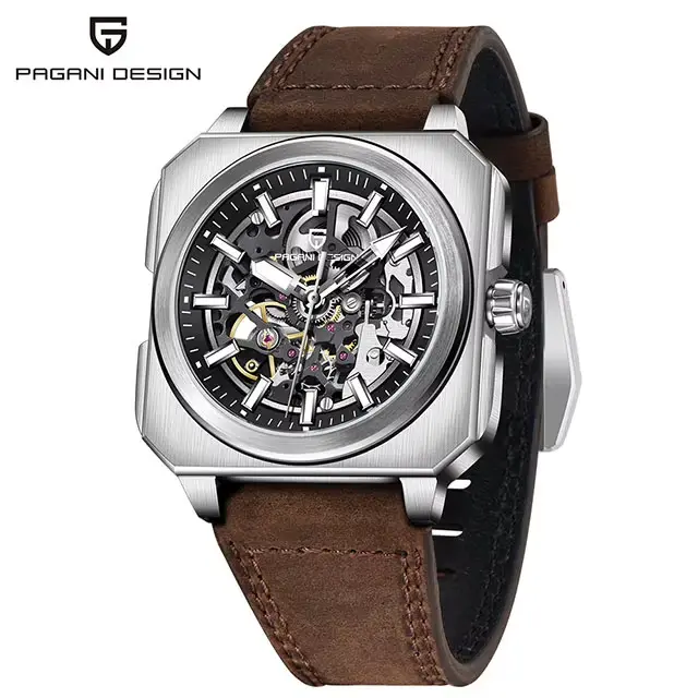 2025 PAGANI DESIGN nouvelle montre-bracelet mécanique creuse pour hommes classique de luxe montres a