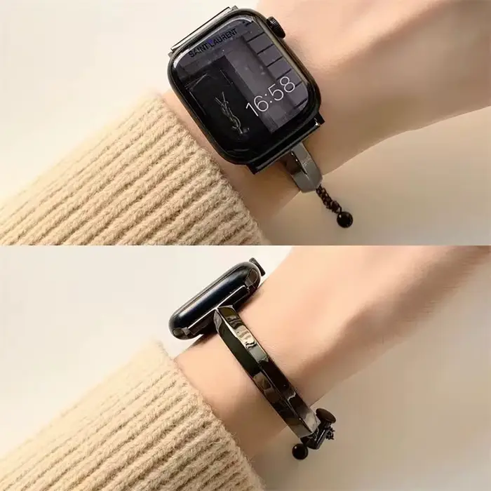 Bracelet à maillons en acier inoxydable