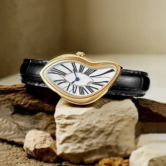 Nouvelle montre torsadée de luxe pour hommes et femmes montre-bracelet en cuir sport décontracté montres pour hommes Ins rétro Y2K Style Design à la mode Reloj